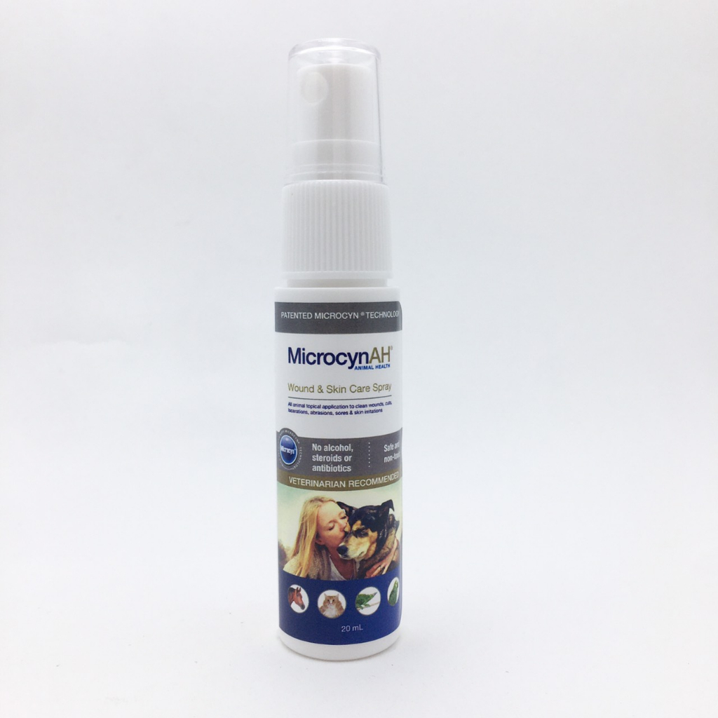 Microcyn​AH​ Spray (20 ml) สเปรย์ฟื้นฟูผิวหนัง สัตว์เลี้ยง