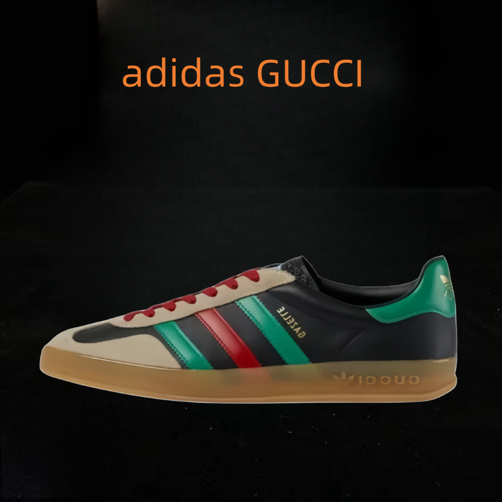 adidas originals x Gucci Gazelle สีดำ ของแท้ 100 %
