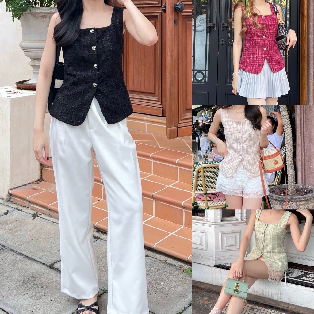 #เสื้อกั๊กผ้าทวีต
#TWEEDVEST
#GWOtweedvest
#เสื้อคริสต์มาส
#เสื้อผ้าแฟชั่น