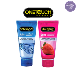 เจลหล่อลื่นวันทัช(Onetouch)สูตรน้ำ กลิ่นสตรอเบอรี่ ช็อคโกแลต และธรรมชาติ 75ml