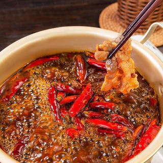 ซุปหม่าล่า หม้อไฟจีน50g ฉงชิ่งแท้ หม่าล่าเผ็ดชา ซุปเข้มข้น แพ็คเกจเล็ก