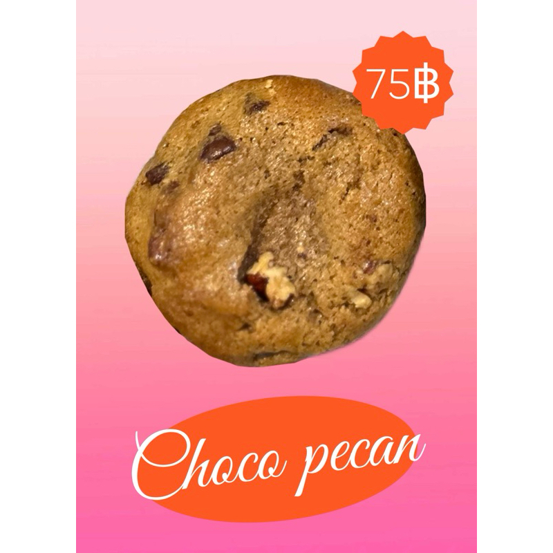 Chocolate and Pecan Soft Cookies