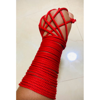 เชือกพันมือมวยไทย สีแดง