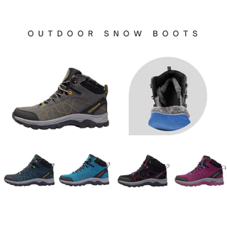 [พร้อมส่งจากไทย ไซส์ครบ] Outdoor snow boots รองเท้าลุยหิมะและสำหรับอากาศหนาว แบบมีบุขนข้างใน