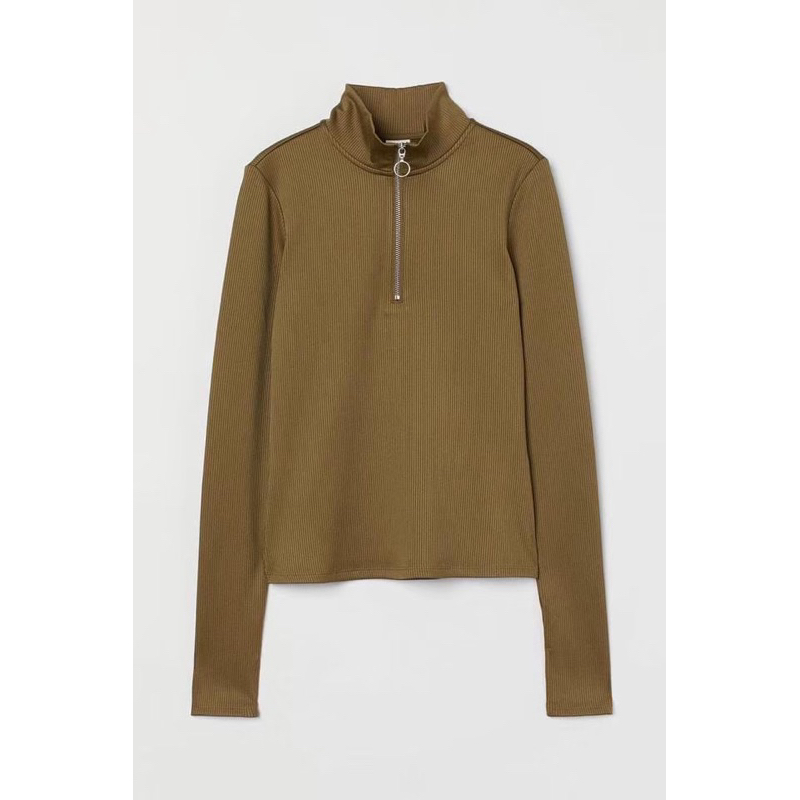เสื้อคอซิป H&M s.xl อก42-46 ยาว22