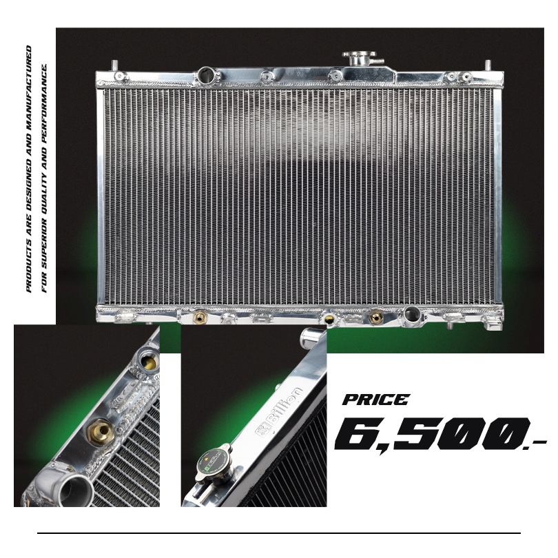 BILLION 2-ROW FULL ALUMINUM RADIATOR COMPATIBLE WITH HONDA CRV RD5 (AT) #หม้อน้ำBILLION