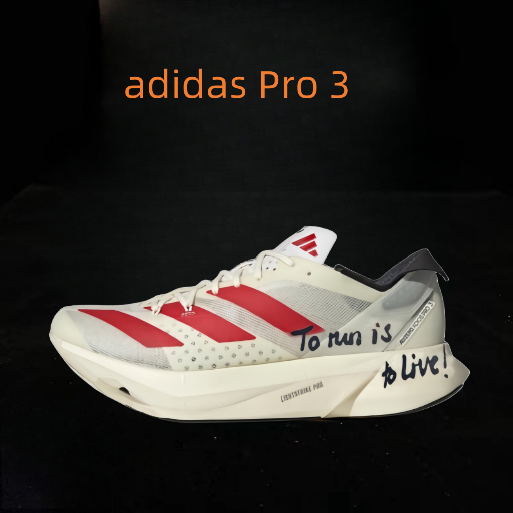 ของแท้ 100 % adidas Adizero Adios Pro 3 ขาว - แดง