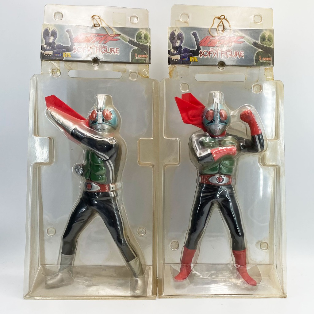 Banpresto Kamen Rider V1 V2 Sofvi Double Rider มดแดง มาสค์ไรเดอร์ Big Soft Vinyl Masked Rider Kamen 