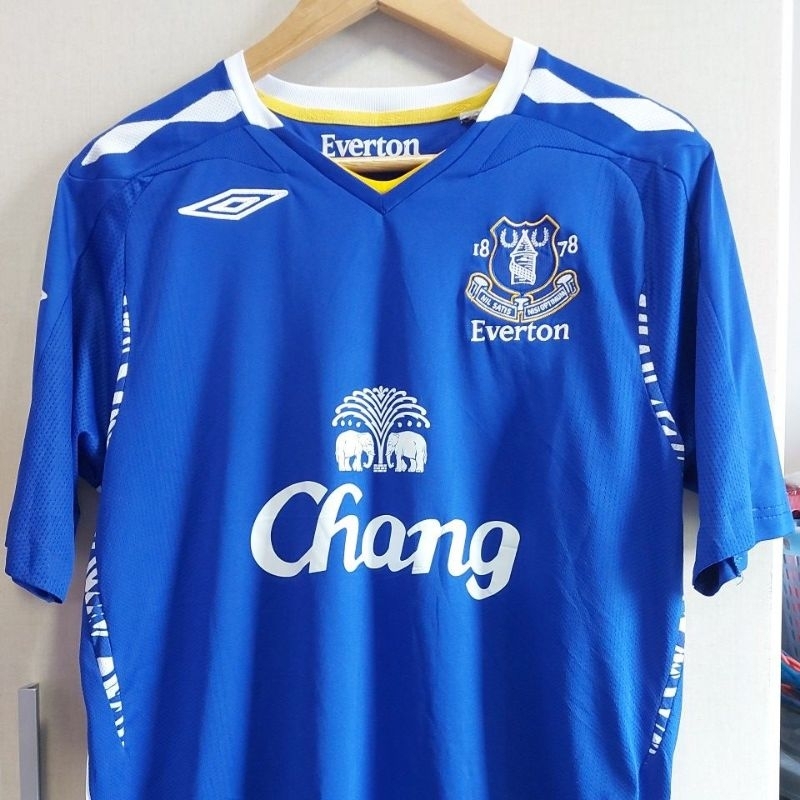 เสื้อทีมเอฟเวอร์ตันเหย้า 2007/08 แท้ Everton Home Shirt 2007/08 Original