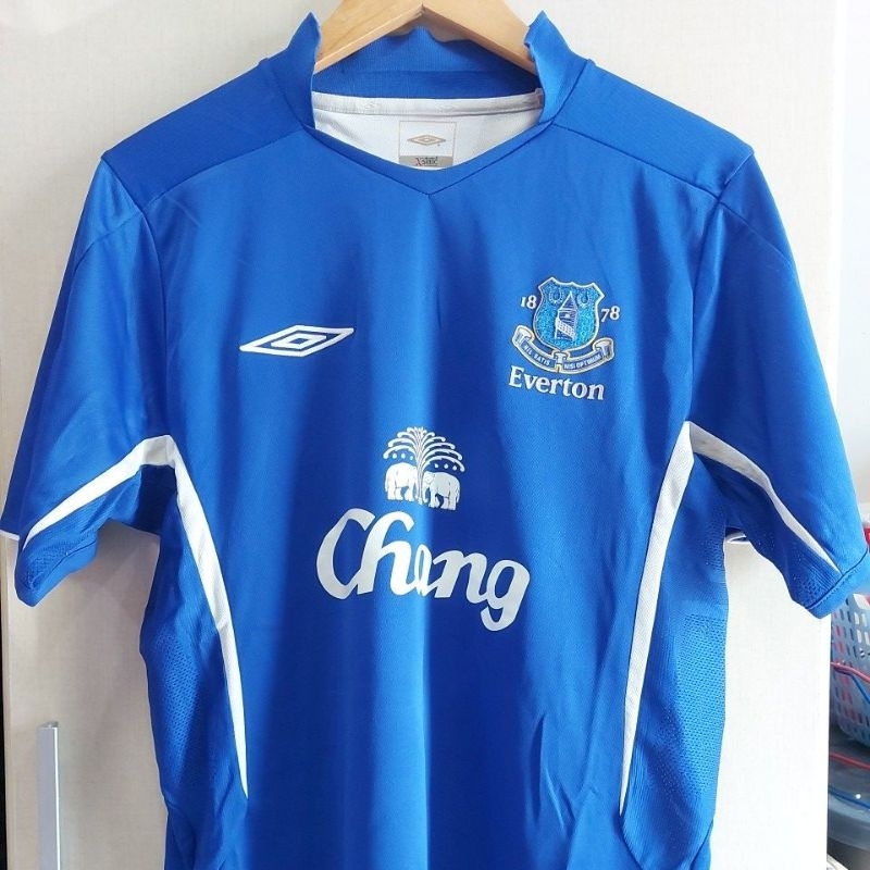 เสื้อเอฟเวอร์ตัน 2005/06  Everton Football Shirt 2005/06 แท้