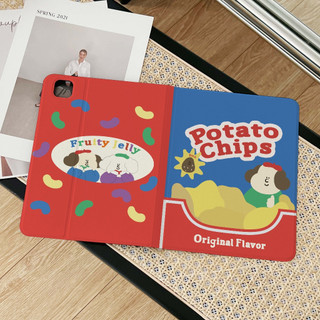 🌻24 ชั่วโมง🌻เคสป้องกัน iPad potato chips Gen12 2026 gen11 Air8 พร้อมถาดใส่ปากกา เคสไอแพดPro11 AIR6/7
