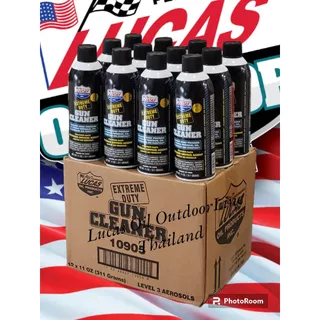 Gun Cleaner น้ำยาทำความสะอาดปืน แบบสเปร์ย แห้งเร็ว ไม่ทิ้งสารตกค้าง มีกลิ่นหอม 11oz. Lucas Oil