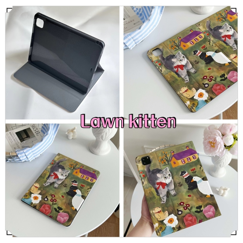 🚀จัดส่งทันที🚀 เคส iPad Pro13 2024 air7/6 air5 gen11คนทำขนมปังกระต่าย ช่องใส่ปากกา เคสไอแพด mini7 - รูปที่ 3