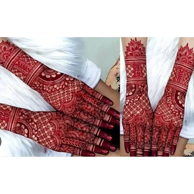เฮนนา brown เฮนน่าเพ้นท์ตัว GOLECHA  henna สีเพ้นท์ฮาลาล HENNA