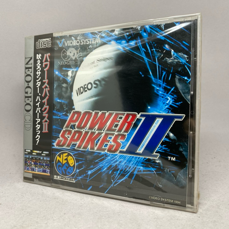 (New)(มือ1) Power Spikes 2 Volleyball (NGCD) | SNK NEOGEO CD Original Game Japan | สินค้าญี่ปุ่น ของ