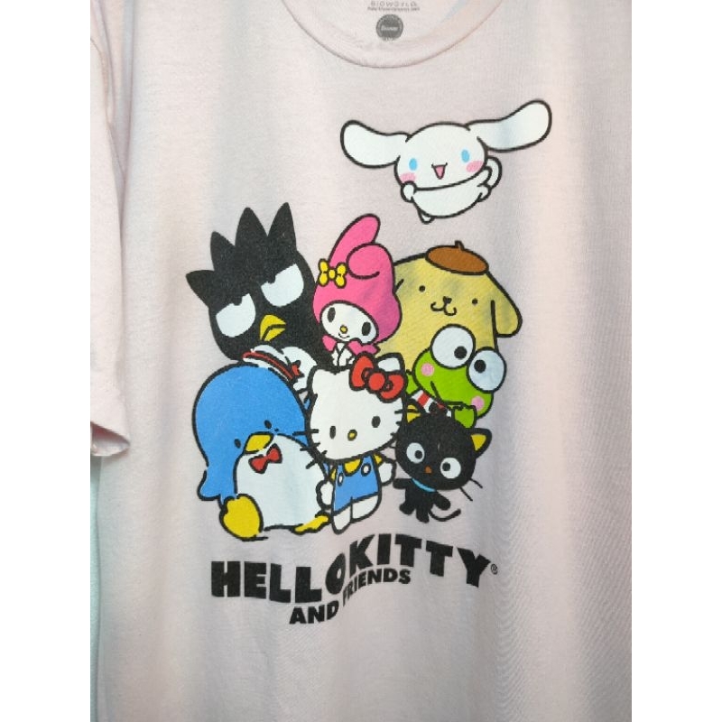 เสื้อยืด มือสอง ลายการ์ตูน Hello Kitty อก 44 ยาว 30