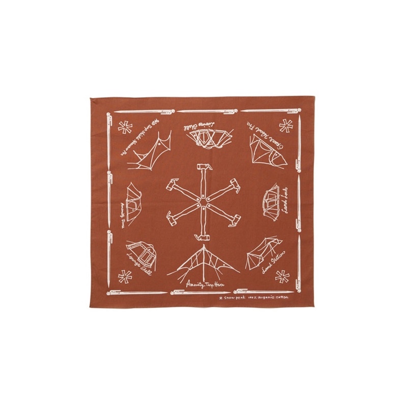 Snow Peak Cotton NOASOBI Bandana One ผ้าเช็ดหน้า ผ้าอเนกประสงค์