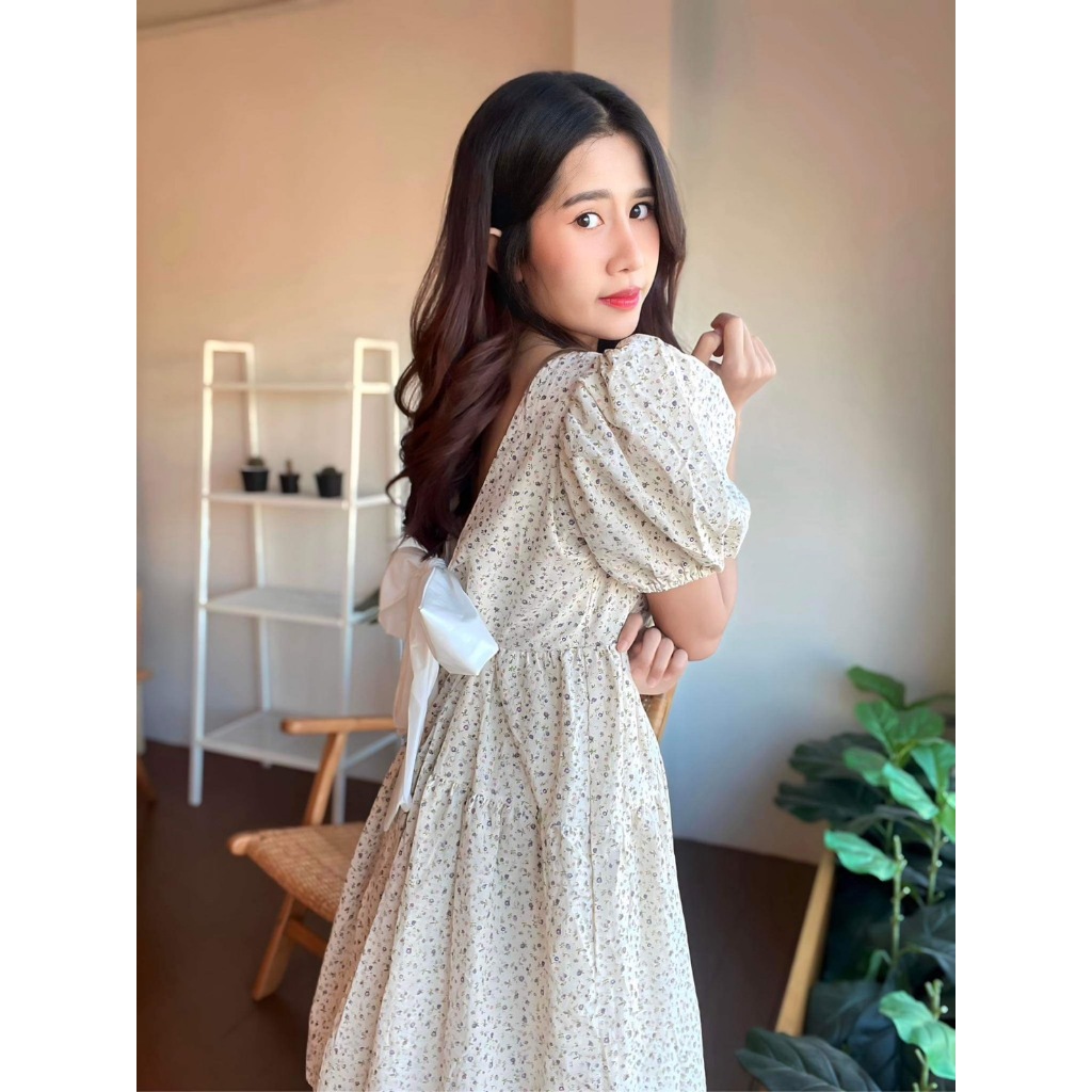 🪻ชุดคุณแม่ แขนตุ๊กตา ดอกเล็ก 🪻