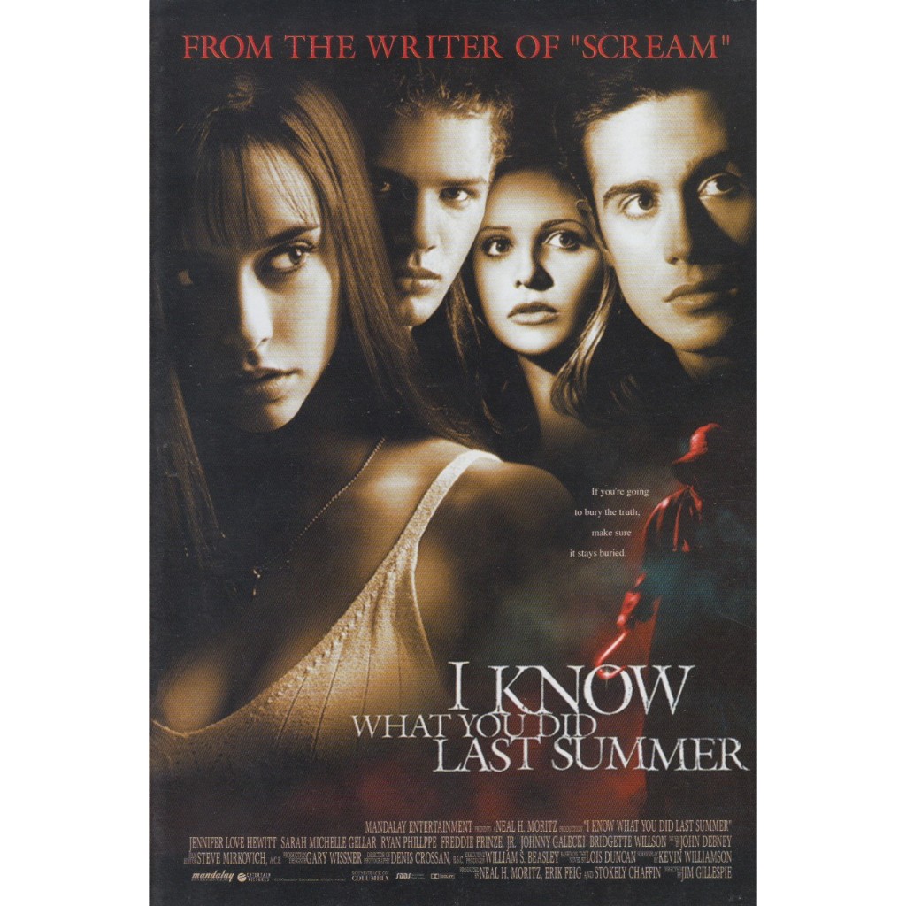 HANDBILL แฮนด์บิล ใบปิดหนัง ภาพยนตร์ ปี 1998 เรื่อง I Know What You Did Last Summer แบบที่ 1