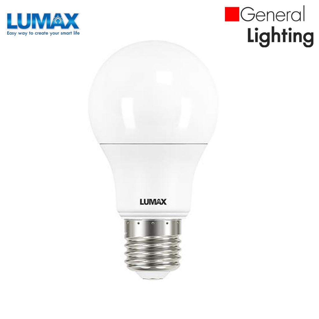 หลอดไฟ LUMAX ลูแมกซ์ L&E บับ LED E27 9W (แสงขาว/แสงวอร์มไวท์) มีสต็อก จัดส่งสินค้าทุกวัน