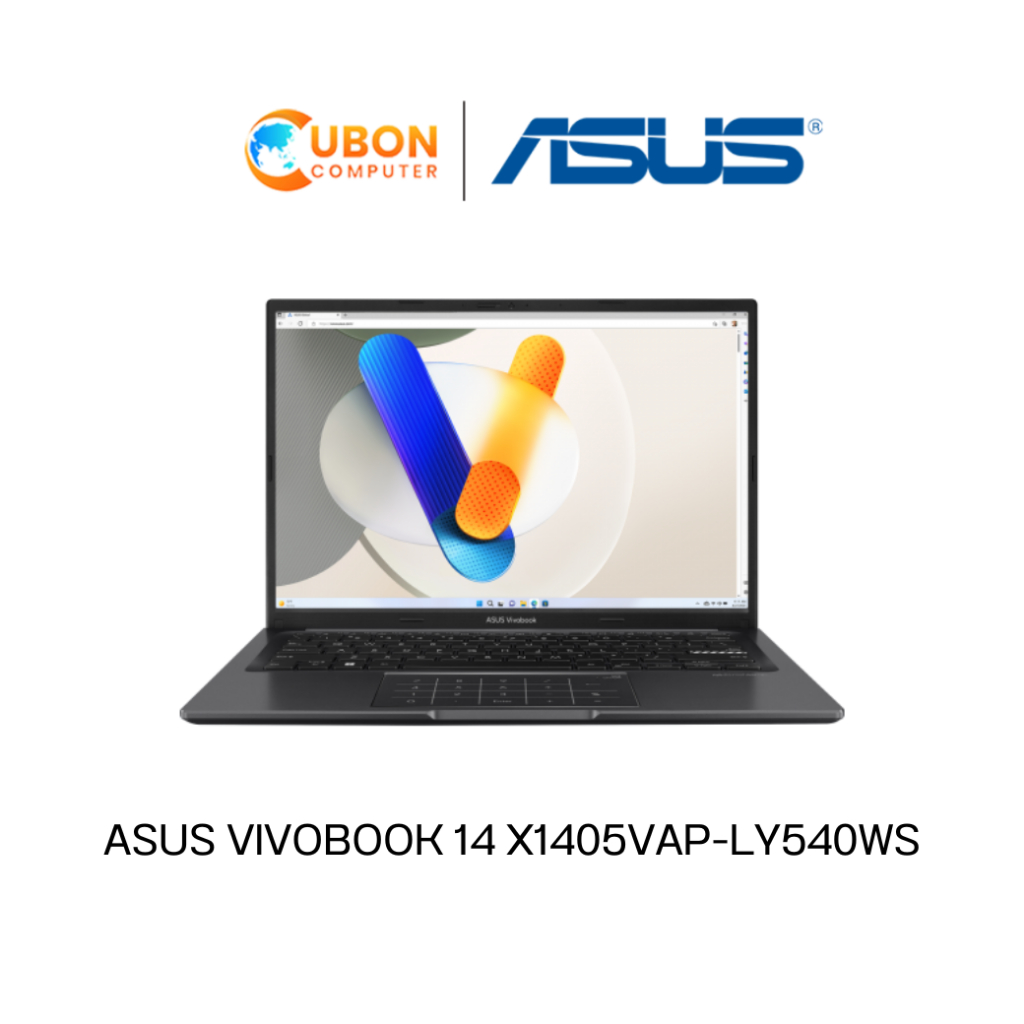 ASUS VIVOBOOK 14 X1405VAP-LY540WS NOTEBOOK โน๊ตบุ๊ค INTEL CORE 5 120U / 16GB / 1TB / WIN11+OFFICE