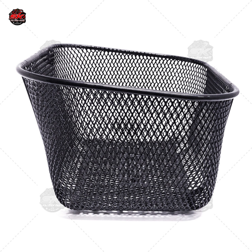 ตะกร้าหน้าดรีม ดรีมซุปเปอร์คัพ ริวก้าclassic gpx rock ตะข่าย สีดำ ชุบหนา 2 แบบให้เลือก ใบใหญ่และเล็ก - รูปที่ 3