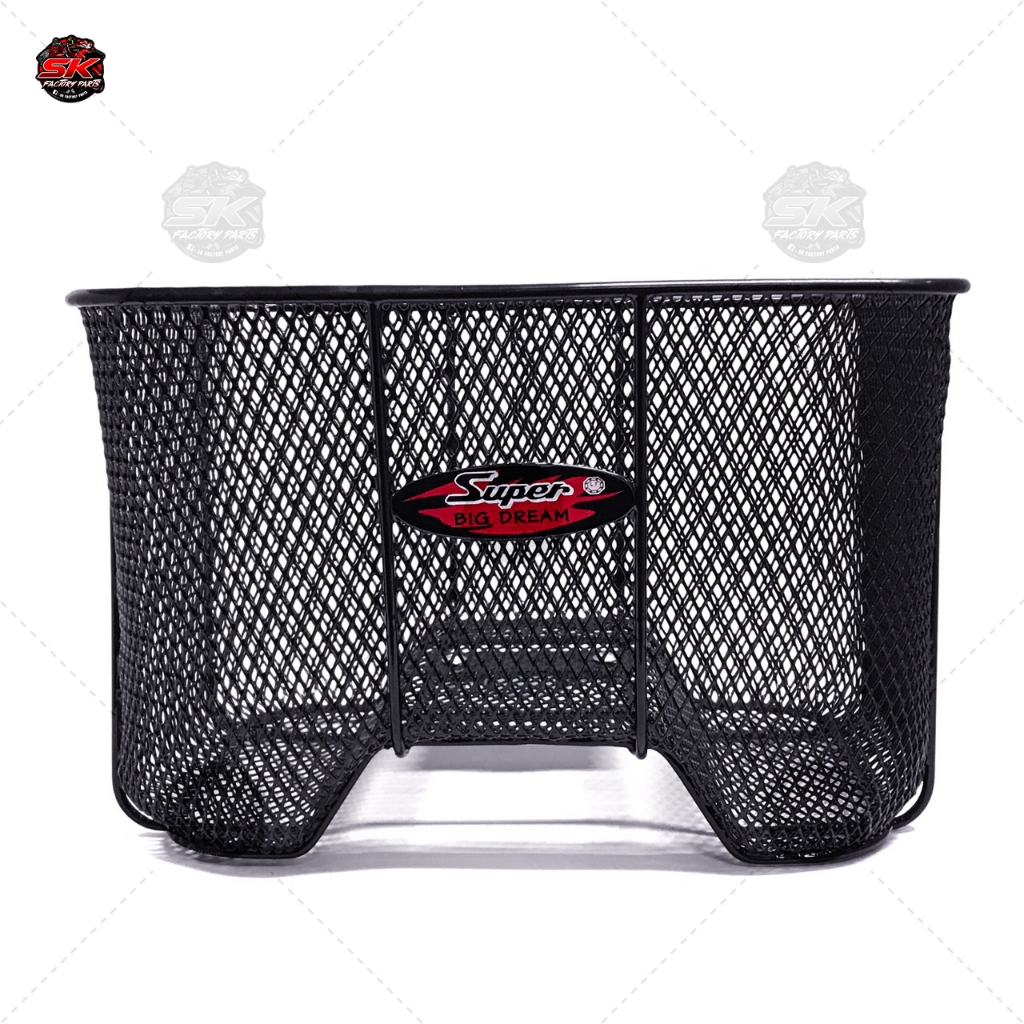 ตะกร้าหน้าดรีม ดรีมซุปเปอร์คัพ ริวก้าclassic gpx rock ตะข่าย สีดำ ชุบหนา 2 แบบให้เลือก ใบใหญ่และเล็ก - รูปที่ 5