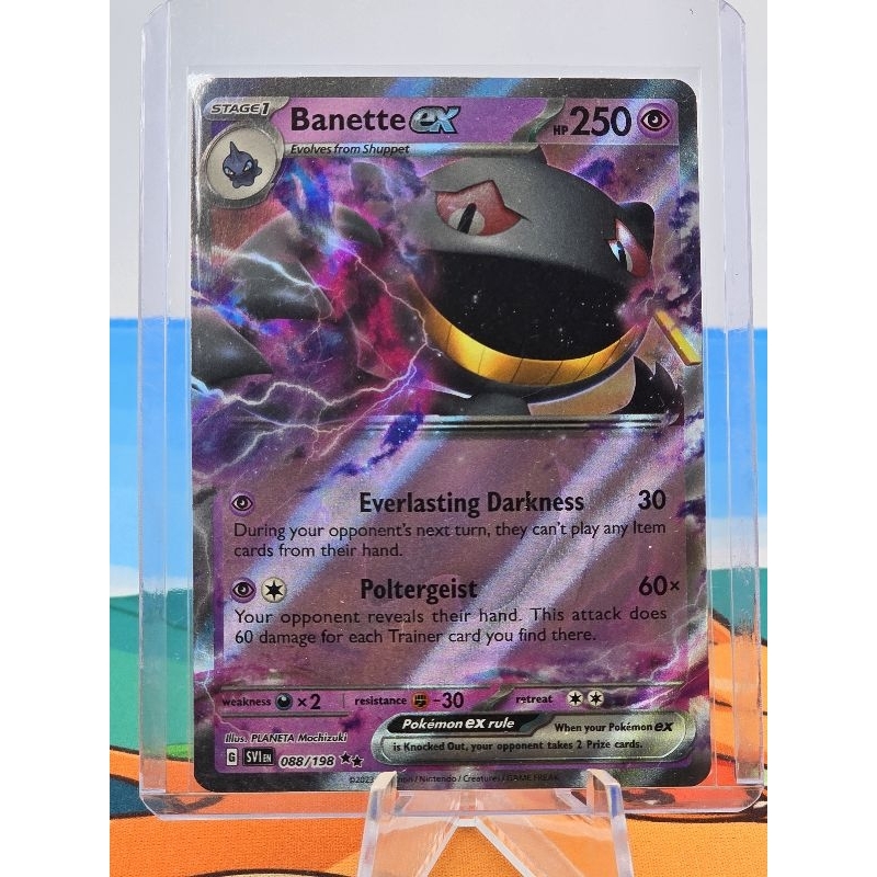 Pokemon Card "Banette EX 088/198" ENG SV1EN