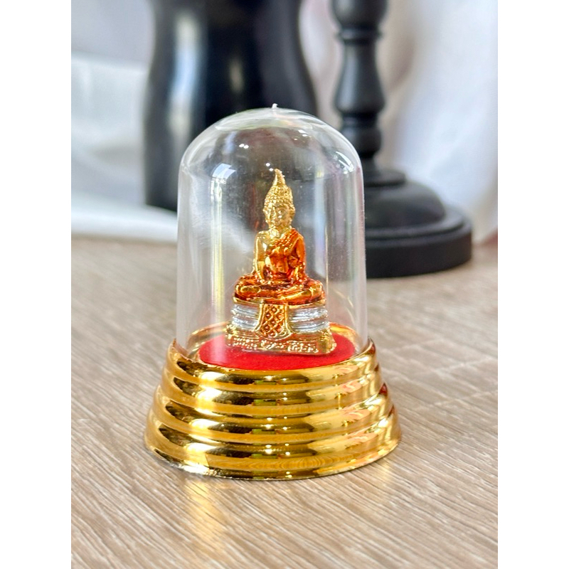 ครอบแก้ว(ฐานเล็ก) หลวงพ่อโสธร พระตั้งหน้ารถ พระบูชาหน้าร้าน