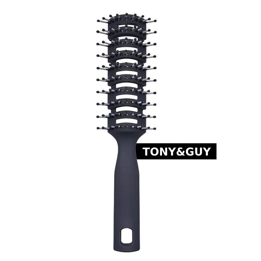 🔰หวีกระดูก รุ่น TONI&GUY วัสดุ ABS ⚫⚪ สำหรับจัดแต่งทรงผม หวีไดร์ แปรงเปียก ทำให้ผมดูหนาขึ้น (ไม่สกรีนตัวอักษร)
