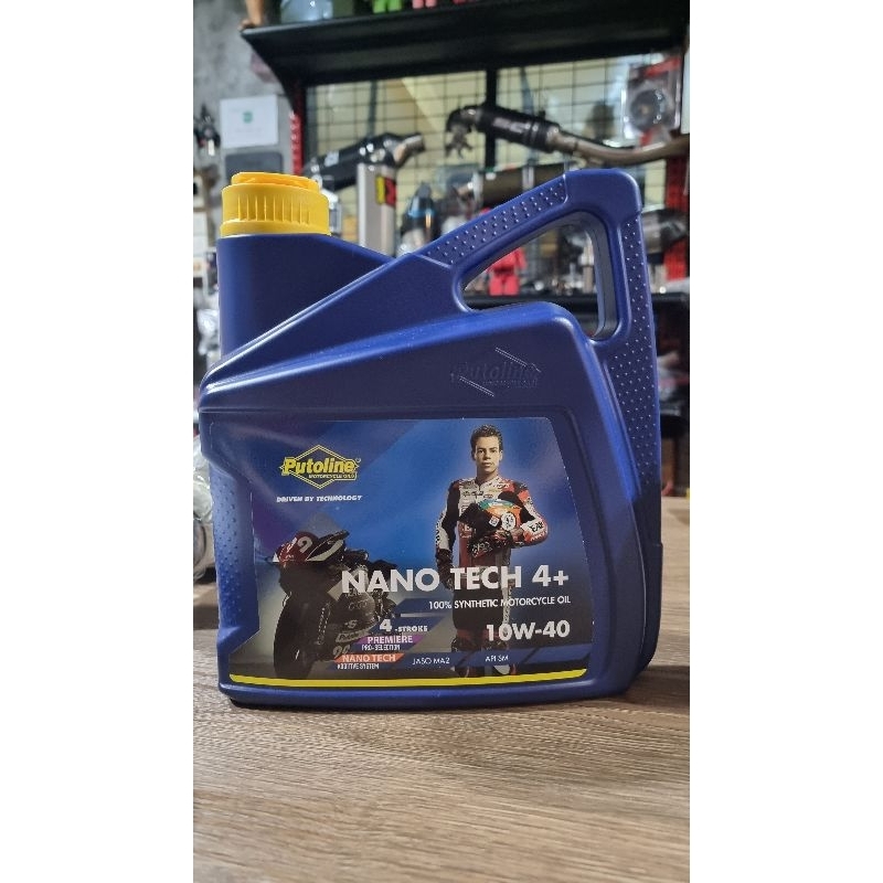น้ำมันเครื่องกรุ้ป 4+ Putoline Nano Tech 10w40