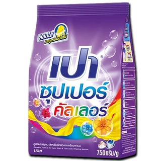 Pao เปา ผงซักฟอก 750g และ 2500g ซุปเปอร์ซอฟท์ ซุปเปอร์ไวท์ ซุปเปอร์คัลเลอร์ ซักสะอาด หอมติดทนนาน