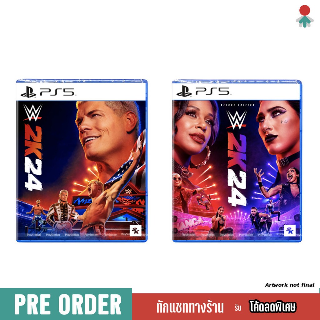 (ใส่โค้ด Shopee: DDX13JAN ลด20%) Pre Order | PS4 / PS5 : WWE 2K 24 | Eng มือหนึ่ง
