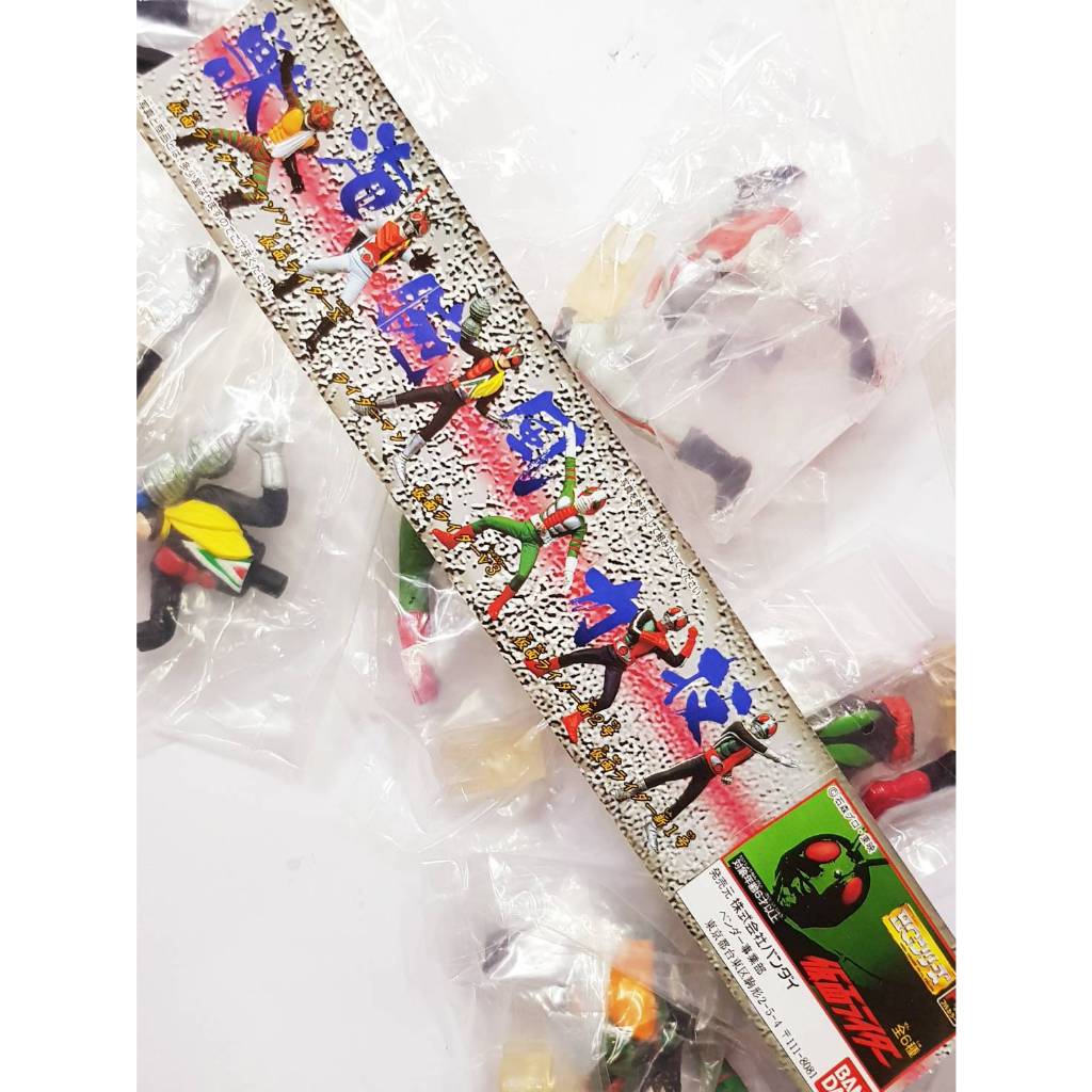 RARE BANDAI ชุดไข่ โมเดล กาชาปอง คาเมน ไรเดอร์ มดแดง โชวะ HG  V.1 - V.6 หายาก วี 1 ถึง ไรเดอร์อเมซอน