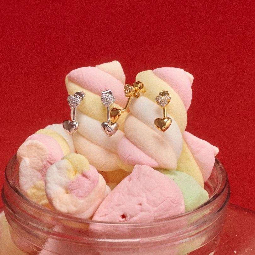 Bemet Jelly heart hoop