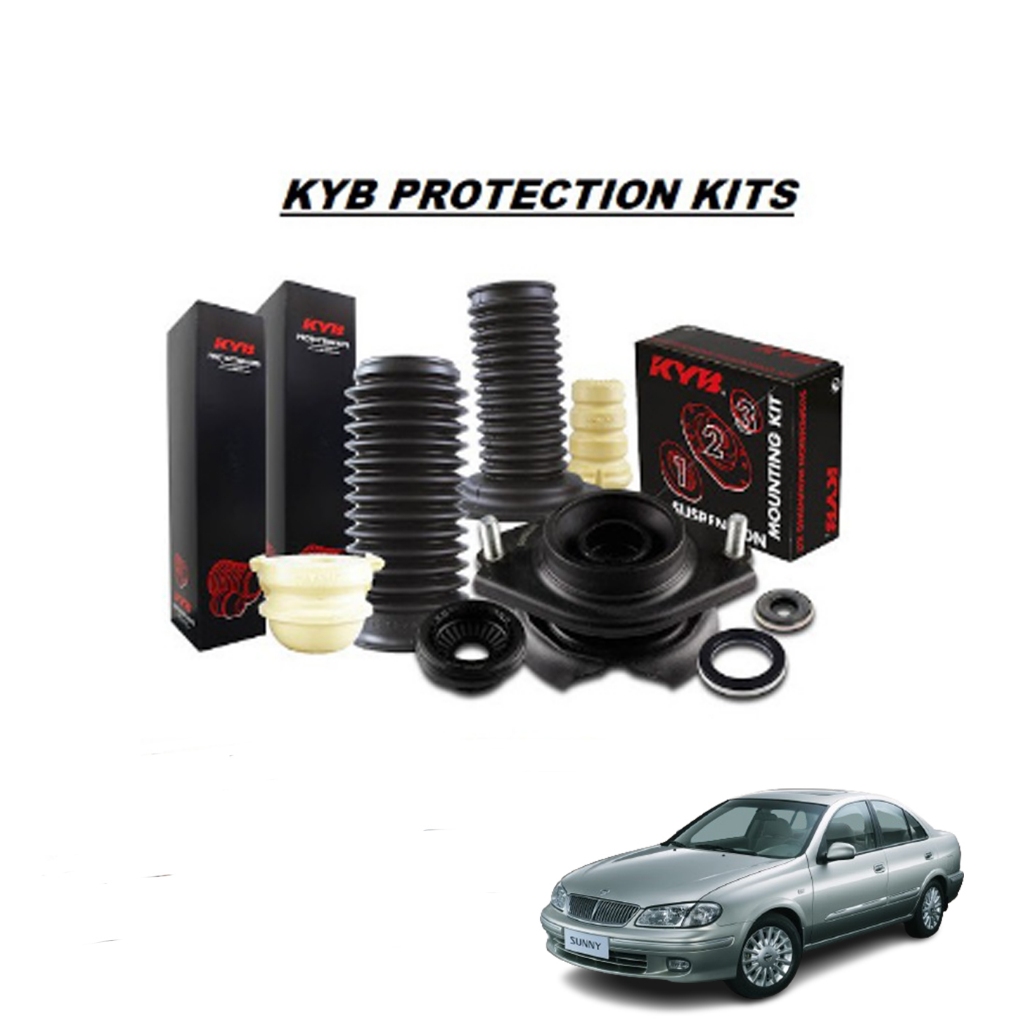 KYB อุปกรณ์เสริมโช้คอัพ ยางกันกระแทก กันฝุ่น เบ้าโช้ค Nissan Sunny B14, B15, NEO N16 นิสสัน ซันนี่ ปี1998-2003 ราคา/ชิ้น