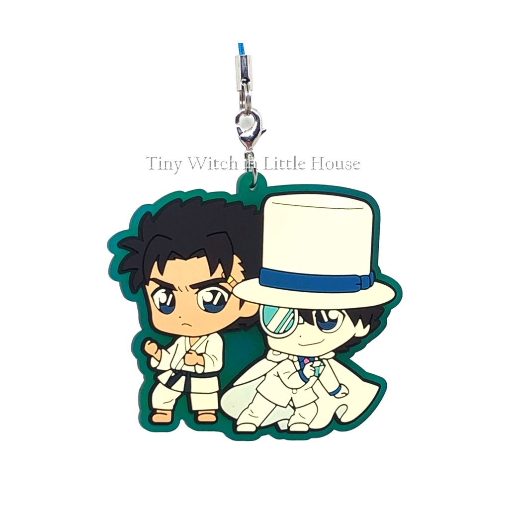 Detective Conan Makoto Kyogoku & Kid1412 Rubber Strap จาก ยอดนักสืบจิ๋วโคนัน SEGA แท้จากญี่ปุ่น