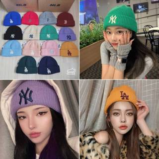 ของแท้ 💯% MLB Jelly Beanie หมวกไหมพรม มีหลายสี ป้ายแท็กเกาหล…