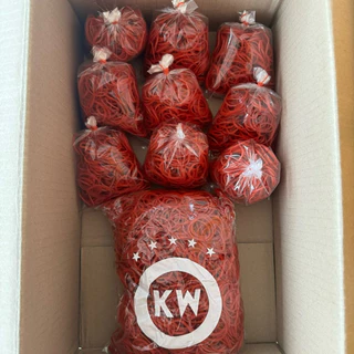 ยางวง หนังยาง วงเล็ก สีแดง ขนาด 50 กรัม ยางรัดแกง ยางรัดถุง