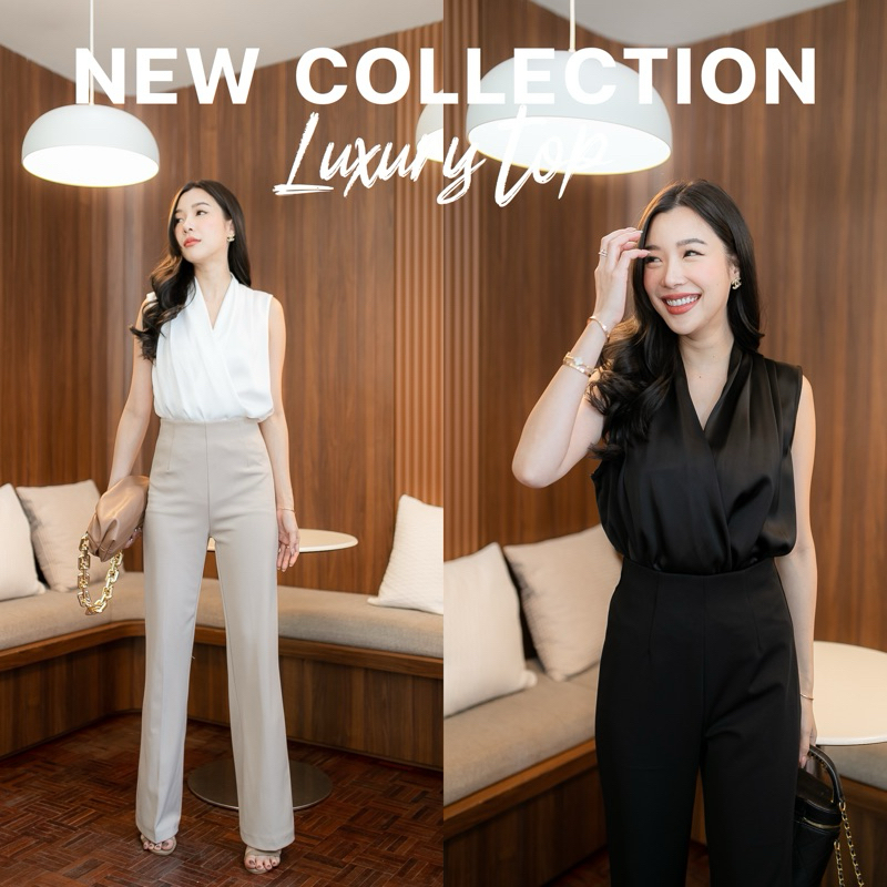 Luxury Top (เสื้อทรงป้าย #A68)