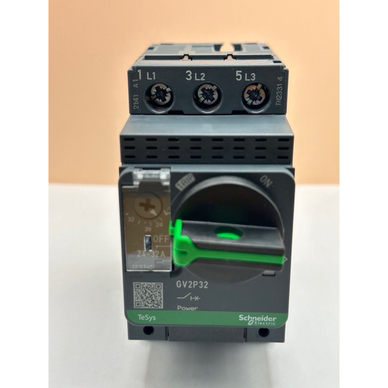 Schneider GV2P32 Circuit breaker 24-32A  , Free shipping  ✔️ สินค้าแท้สามารถตรวจสอบได้ ✔️ราคาไม่รวมv