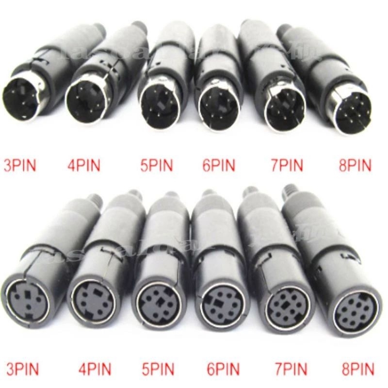 ปลั๊กมินิ mini plug ปลั๊ก 4p 5p 6p 7p 8p ผู้ เมีย พร้อมส่ง