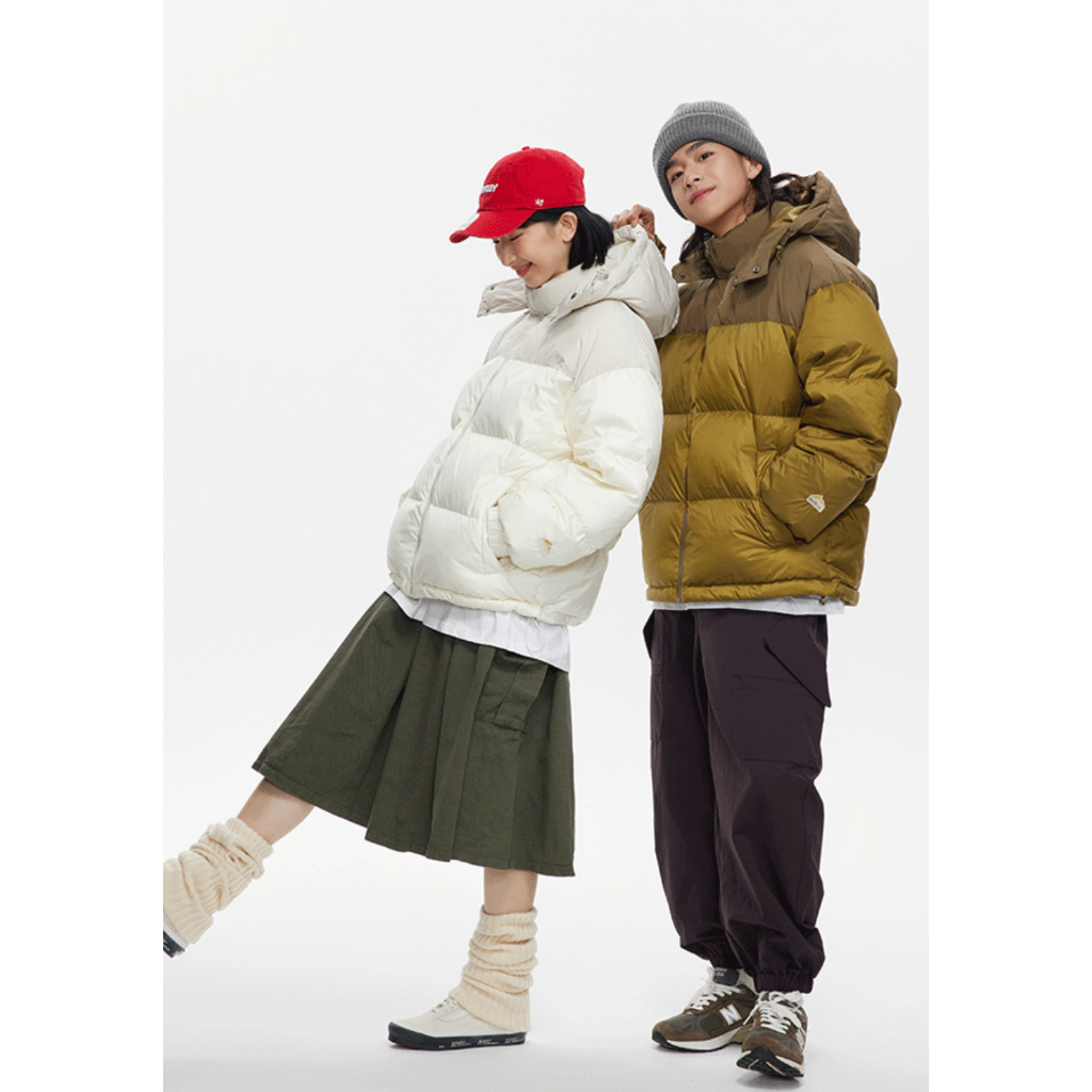 [Coatto.bkk] โค้ทขนเป็ด กันน้ำ กันหนาว สามารถถอดฮู้ดได้ Unisex Hooded Coat (C156)