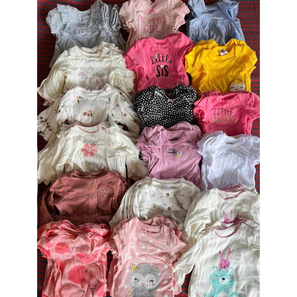 เสื้อเด็กแรกเกิด 5 ตัว P/NB เด็กชาย เด็กหญิง สินค้าพร้อมส่ง
