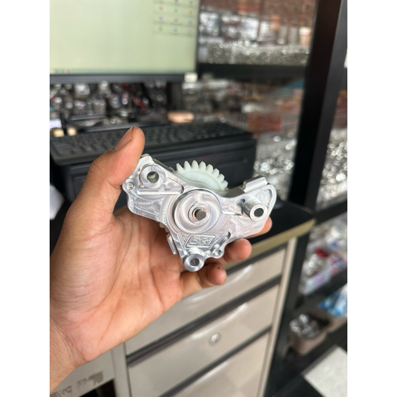 ปั๊มน้ำมันเครื่องแต่ง เวฟ125 งาน CNC แบรนด์ RG ปั๊มน้ำมันเครื่องเวฟ125 CNC by RG ดีกว่าเดิม​ แรงกว่าเดิม​ ลดปัญหา