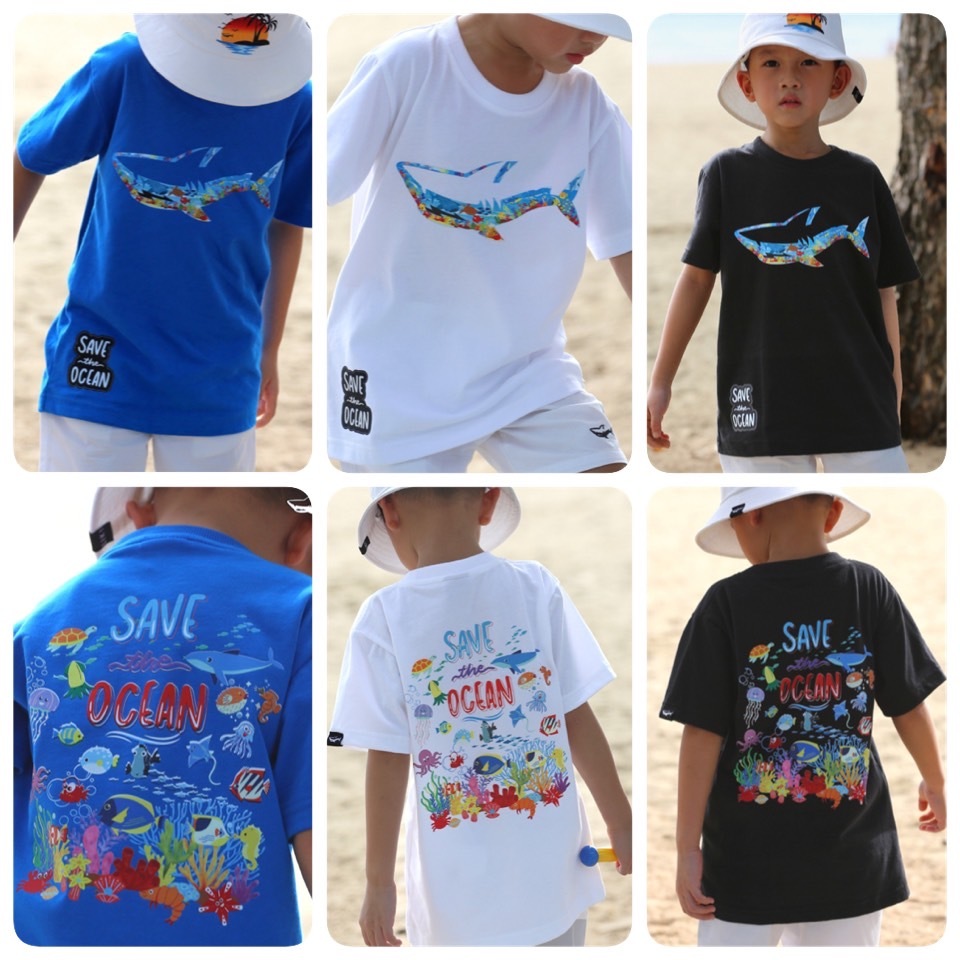 เสื้อยืด "Liki kids x save the ocean"