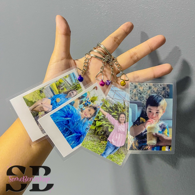 พวงกุญแจรูปโพลาลอยเคลือบแข็ง [ส่งรูปในแชท] รูปเคลือบพลาสติก ของขวัญ ของปัจฉิม