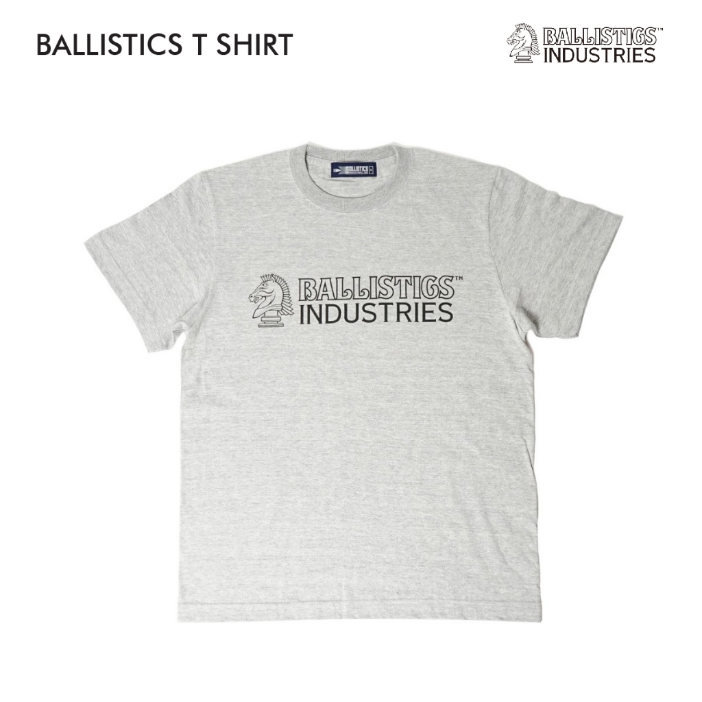 Ballistics TShirt เสื้อยืดคอกลมสกรนลาย Ballistics ผ้าคอตตอนระบายความร้อนและความชื้นได้ดี สวมใส่สบาย 