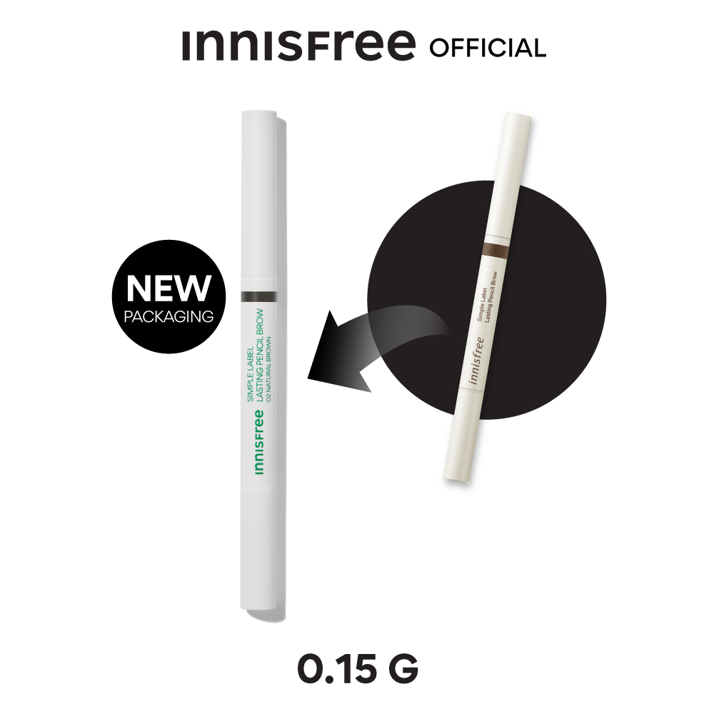 Innisfree Simple Label Lasting Pencil Brow อินนิสฟรี ซิมเปิล เลเบิล ลาส ทิง เพนเซิล เบรา ดินสอเขียนคิ้ว