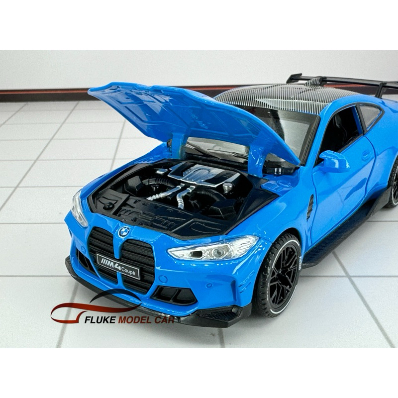 มีส่งแบบด่วน โมเดลรถ BMW M4 COUPE 1:32 มีไฟ มีเสียง รูปที่ 6